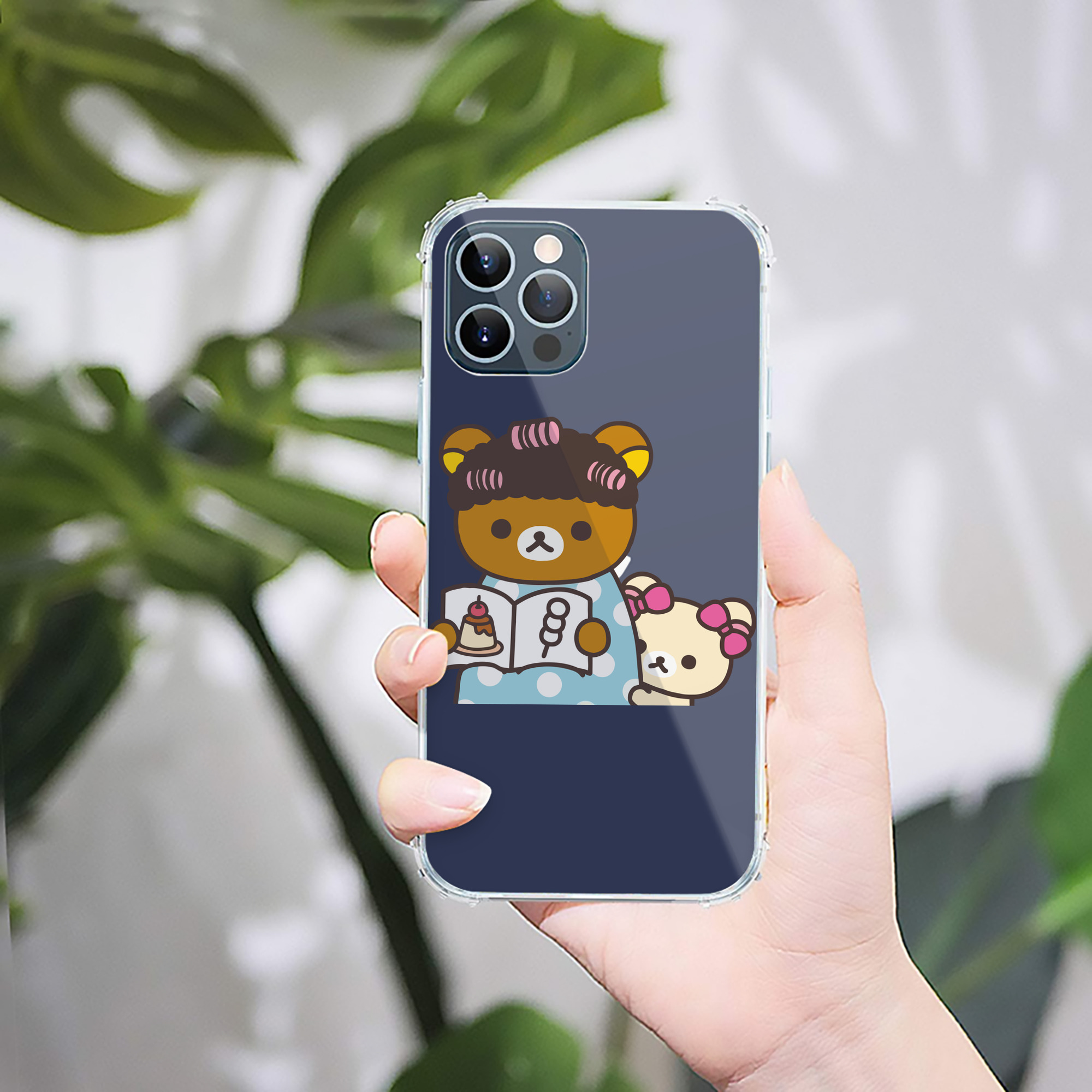 （画像用） リラックマ リラックマ キイロイトリ Rilakkuma Korilakkuma Kiiroitori 【iPhone 12シリーズ対応】透明スマホケース（クリアソフトケース）